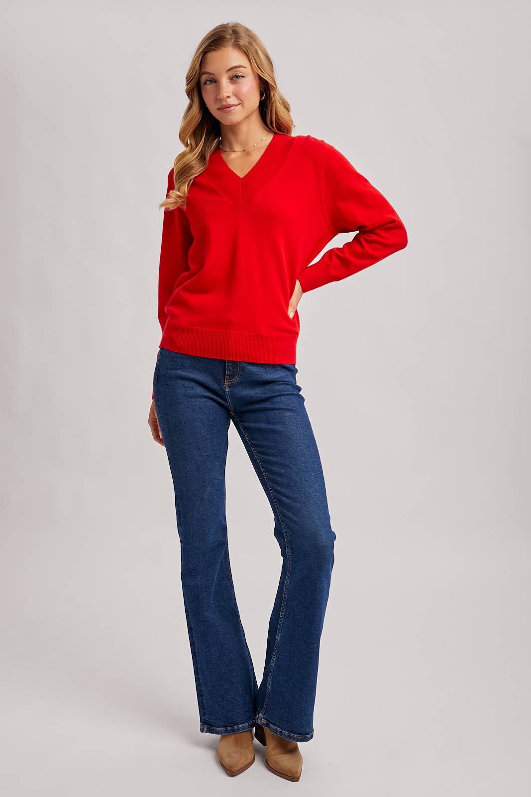 Trudy V Neck Sweater