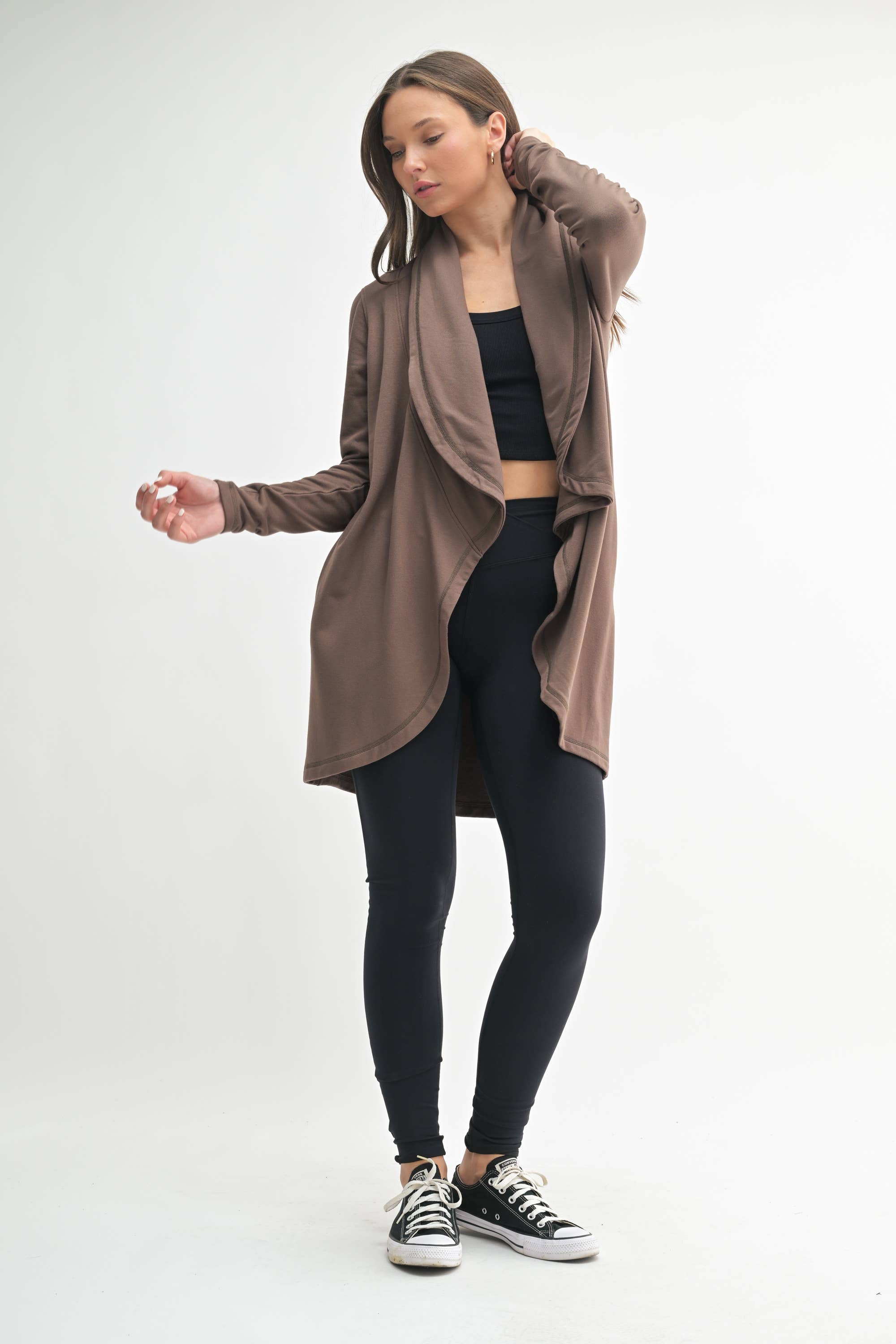 Bracks Fleece Lined Flowy Open Cardigan (3 Colors!)