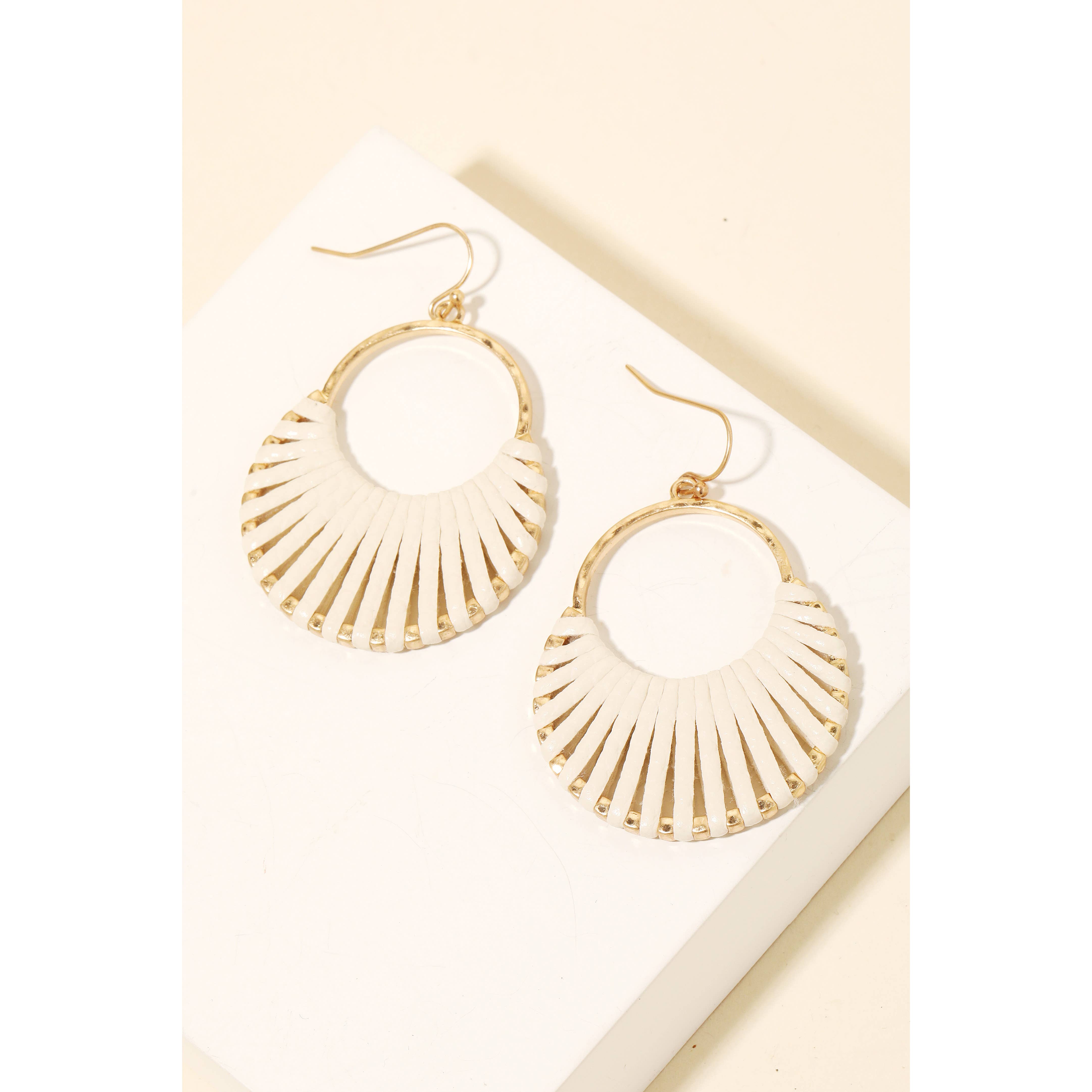 Ledee Hoop Dangle Earrings