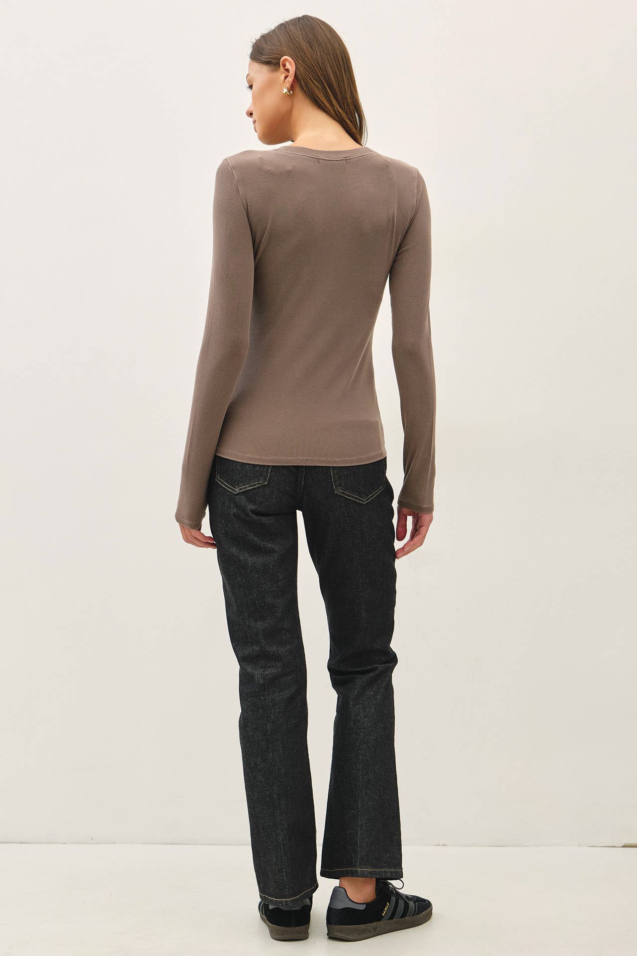 Hoffman Ribbed Crewneck Long Sleeve Top PREORDER