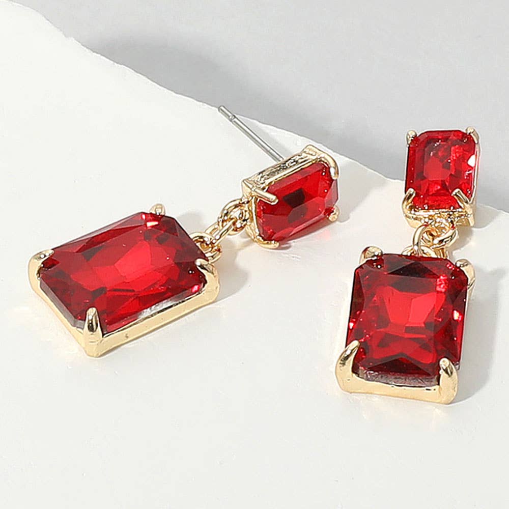 Fella Rectangular Dangle Earrings (5 Colors!)