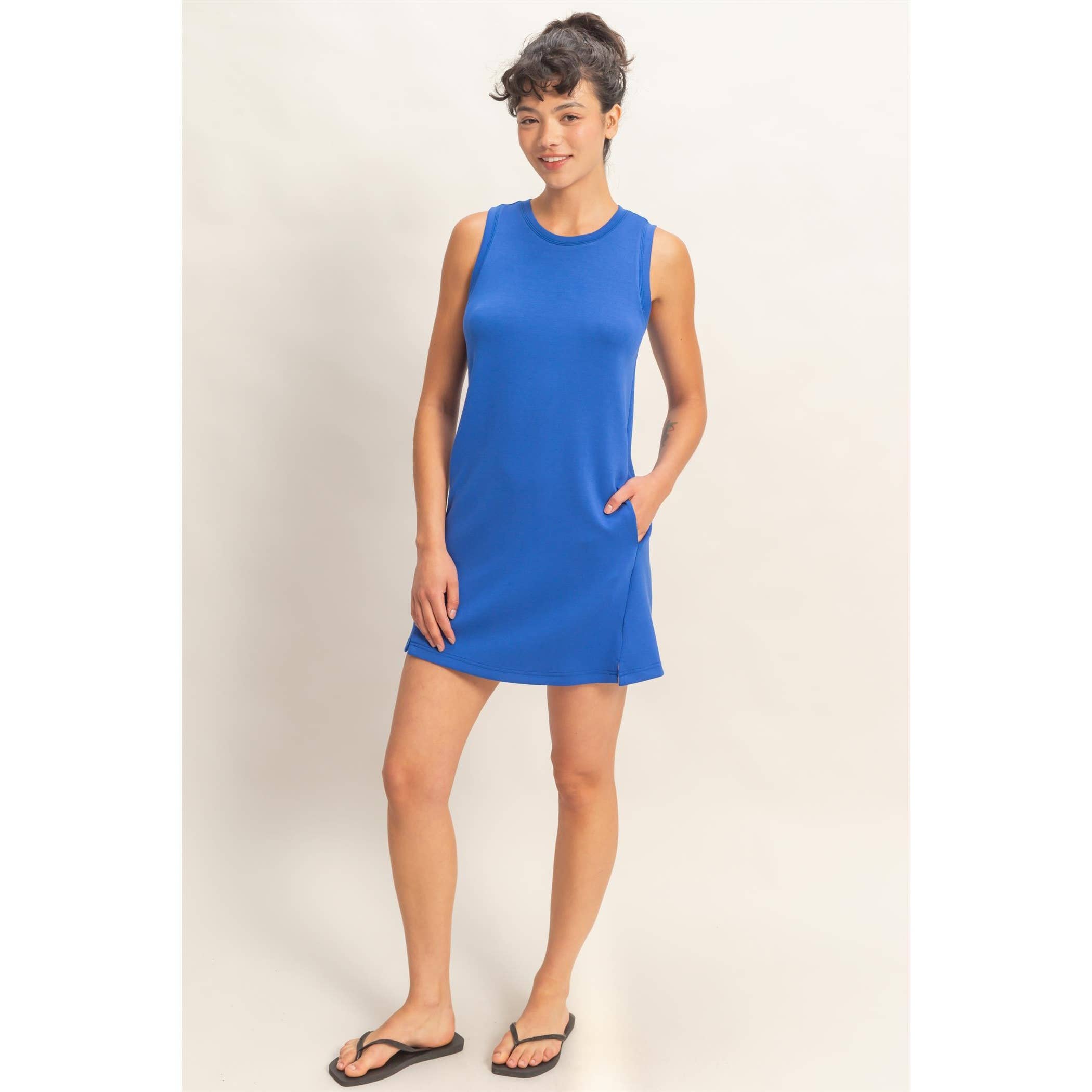 Jacobi Crew Neck Mini Dress