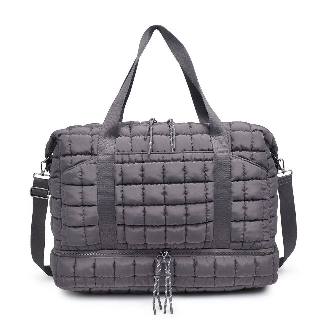 Globetrotter Quilted Nylon Puffer Travel Weekender (2 Colors!)