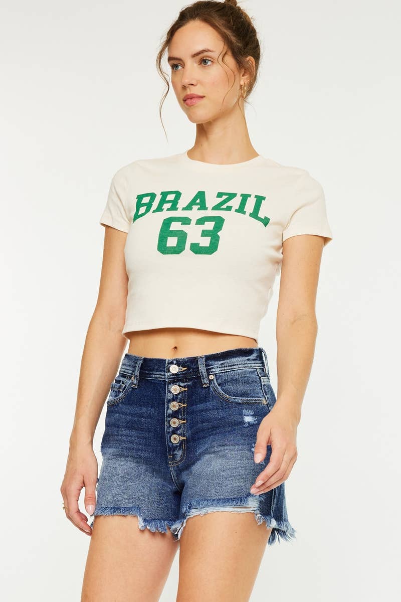 Kan Can Tillie High Waist Shorts