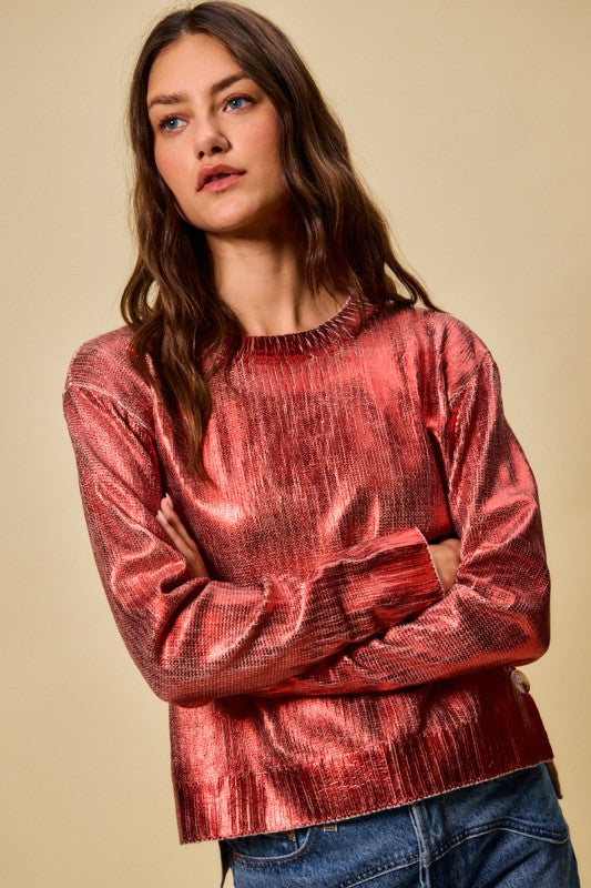 Margery Metallic Sweater