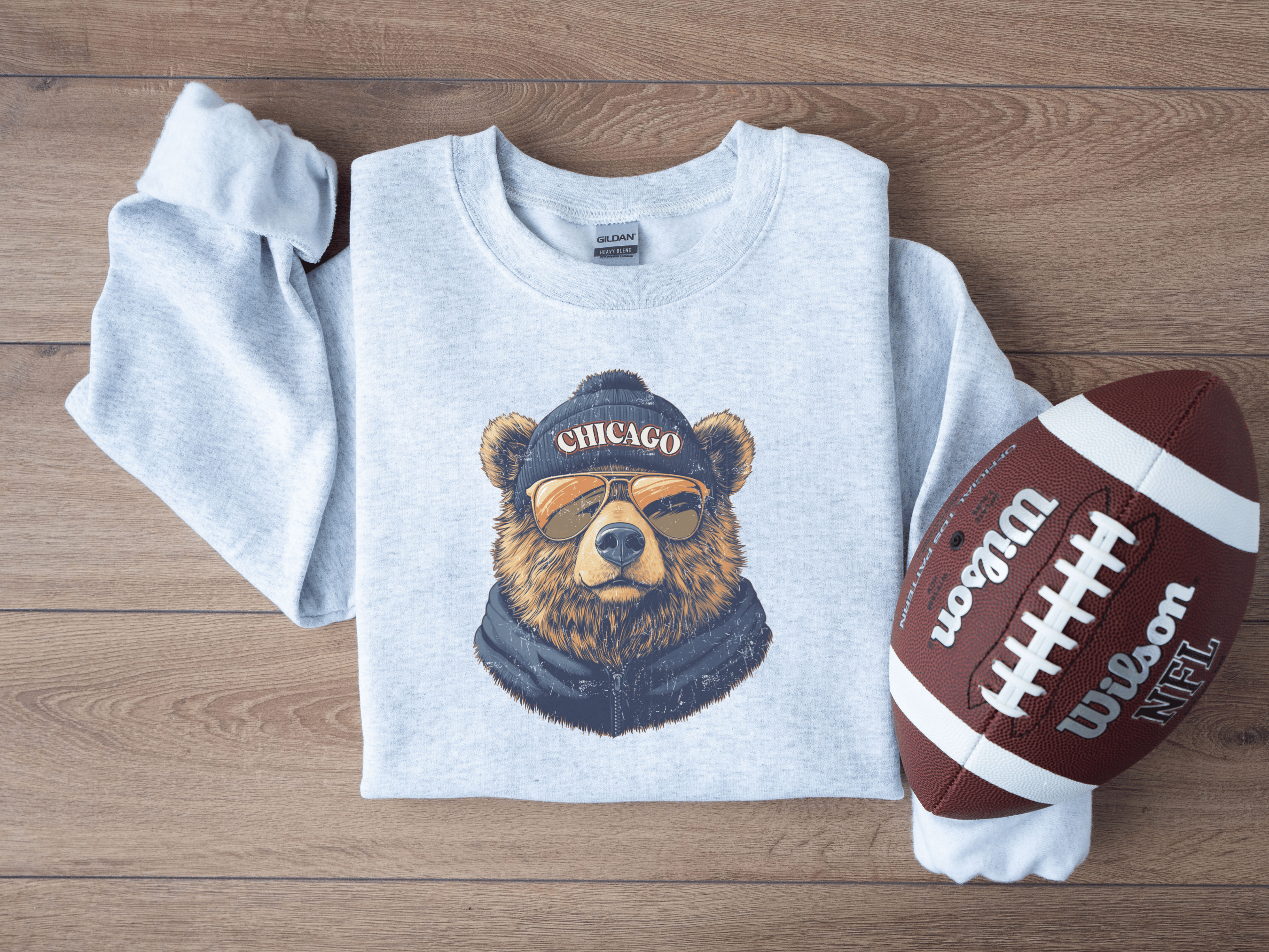 Vintage Bears Graphic Crew Sweatshirt PREORDER