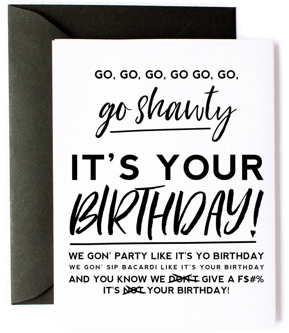 Party Like It's Your Birthday, 50 Cent Birthday Card