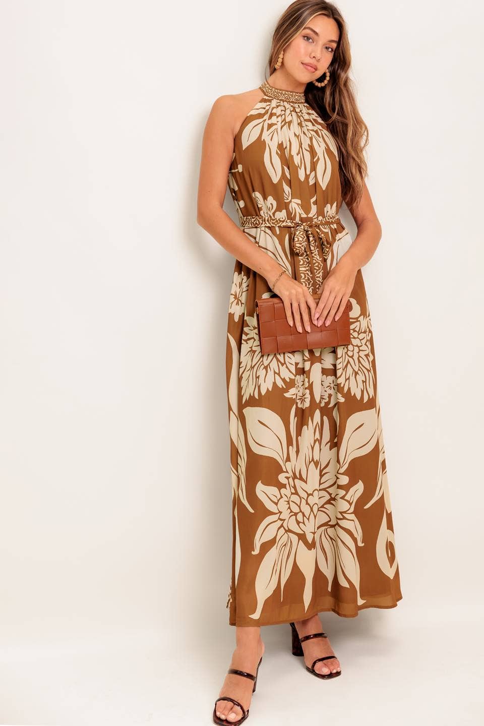 Hume Print Maxi Dress