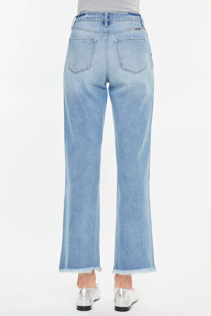 KanCan Lenni High Rise Slim Wide Leg Jeans