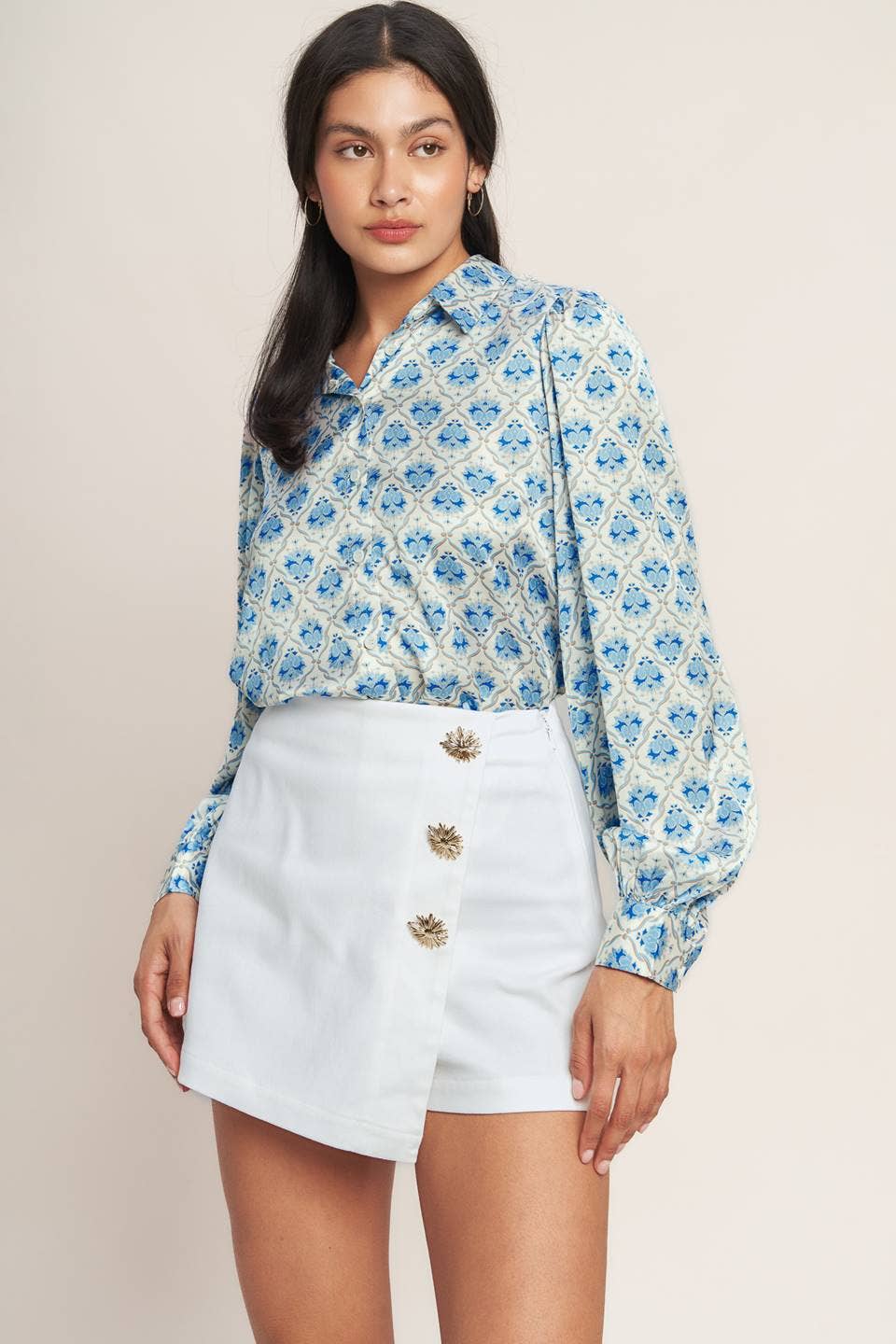 Braya Denim Skort Skirt