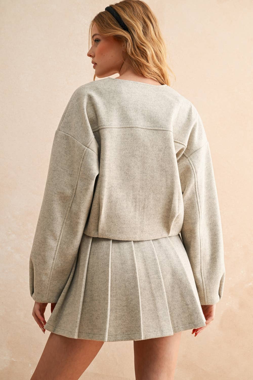 Eaton Front Pleat Jacket -In stores 10/10!