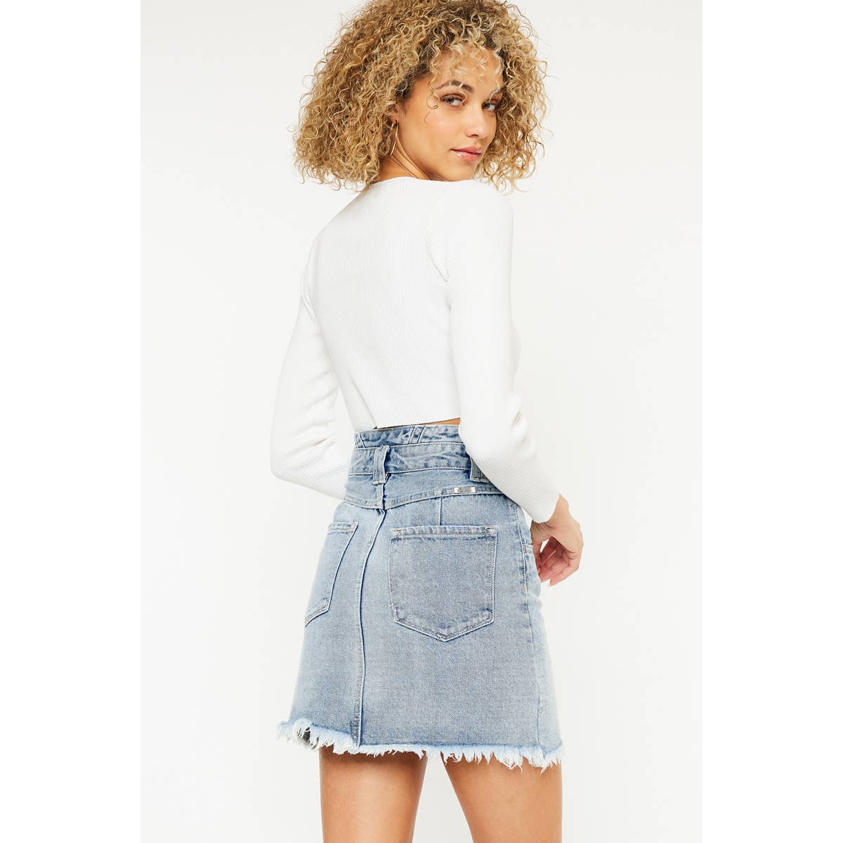 KanCan Hallie Denim Skirt