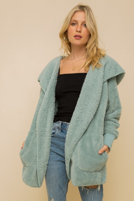 Felicia Fleece Sherpa Hoodie Jacket -Available in 10 colors! SPECIAL PRICING ENDS 9.24.26 PREORDER ONLY!