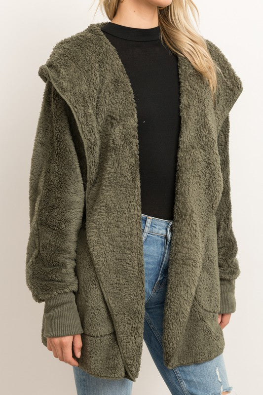 Felicia Fleece Sherpa Hoodie Jacket -Available in 10 colors! SPECIAL PRICING ENDS 9.24.26 PREORDER ONLY!