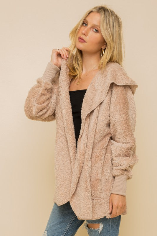 Felicia Fleece Sherpa Hoodie Jacket -Available in 10 colors! SPECIAL PRICING ENDS 9.24.26 PREORDER ONLY!