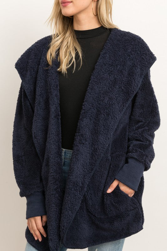 Felicia Fleece Sherpa Hoodie Jacket -Available in 10 colors! SPECIAL PRICING ENDS 9.24.26 PREORDER ONLY!