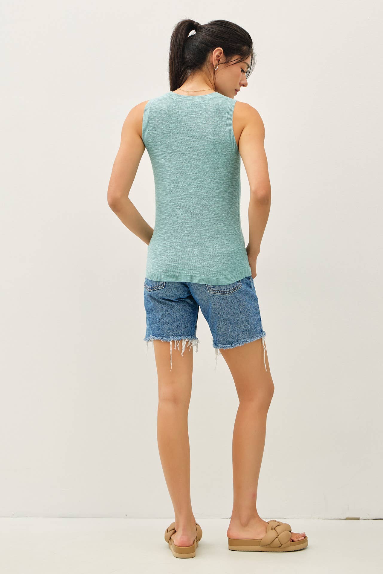 Tiffany Slub Knit Tank Top