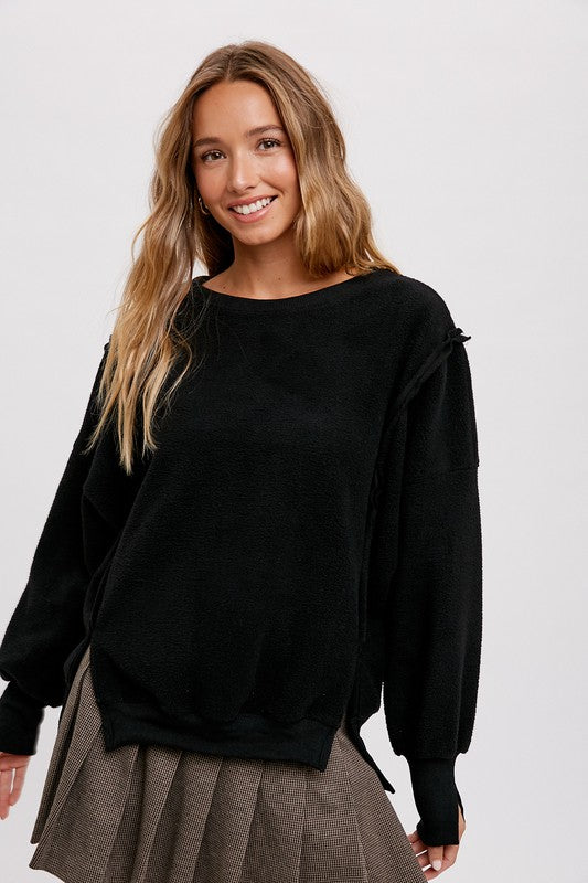 Ravy Fleece Pullover Top FINAL SALE