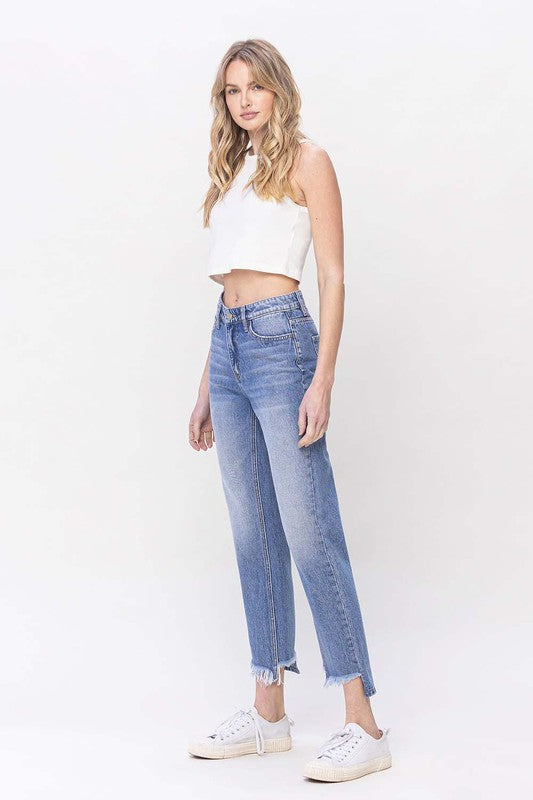 Weaver High Rise Regular Straight Jeans