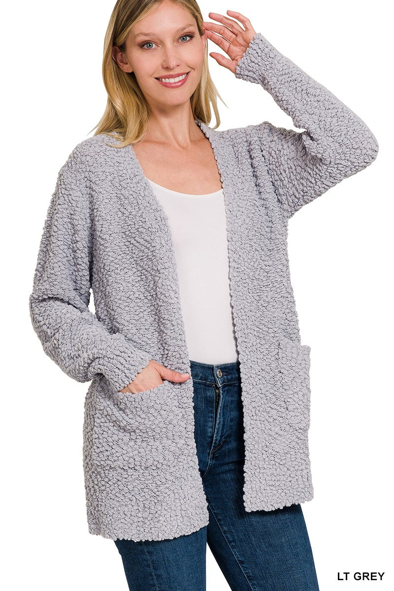 Katie Popcorn Knit Cardigan PREORDER