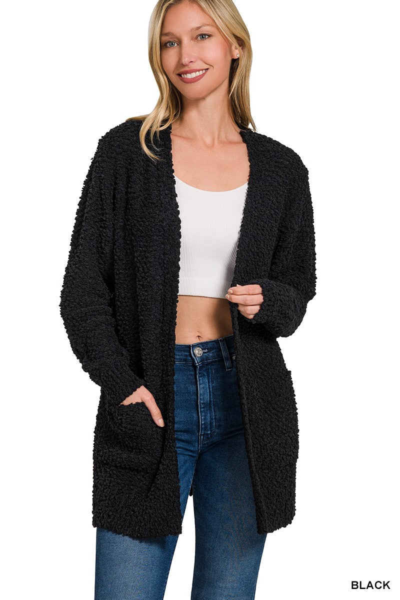 Katie Popcorn Knit Cardigan PREORDER