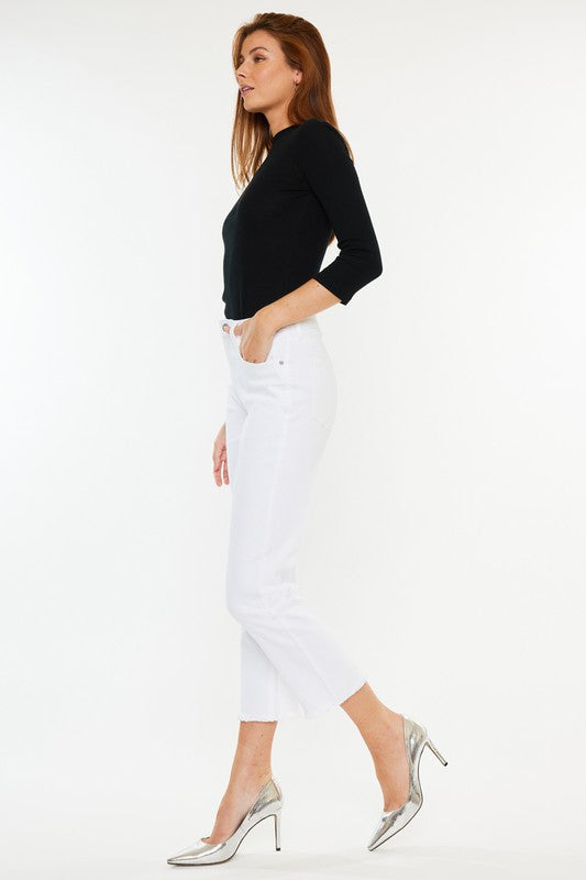 KanCan Sally High Rise Cropped Straight Leg Jeans FINAL SALE