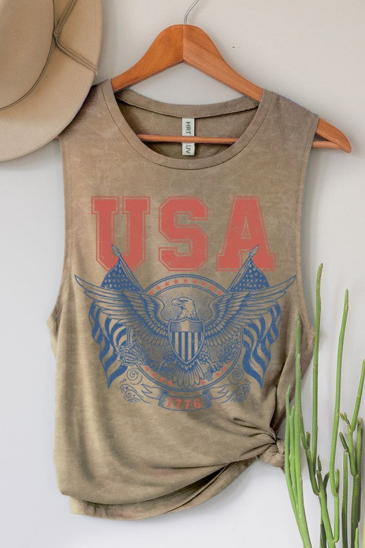 USA Graphic Vintage Tank Top