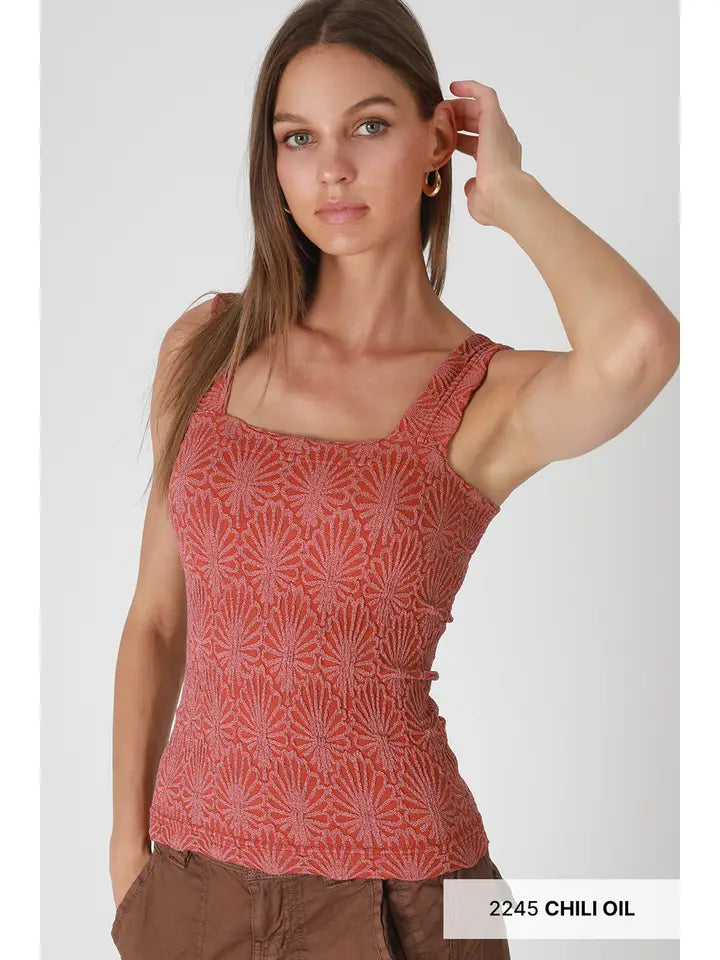 NIKIBIKI Moira Lace Textured Square Top (4 Colors!)