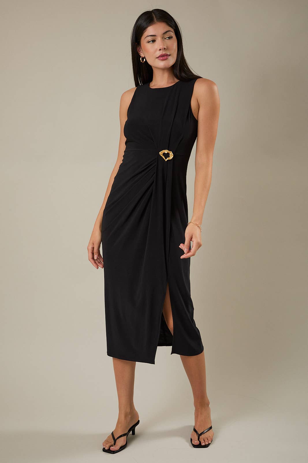 Raye Pleated Midi Dress PREORDER