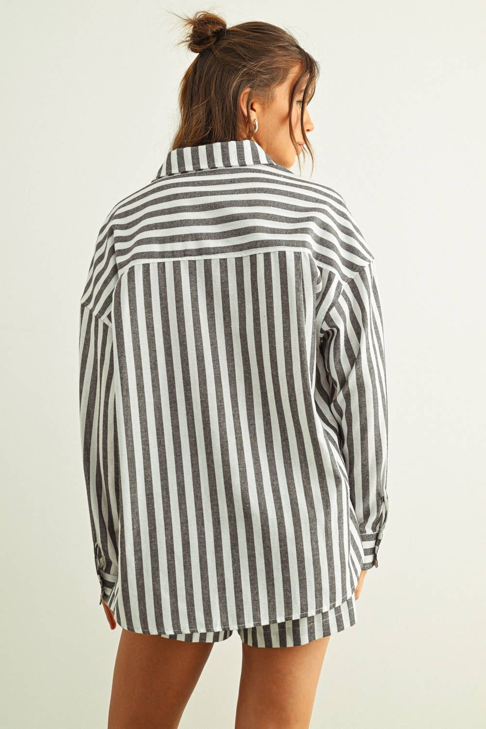 Louisa Linen Striped Shirt