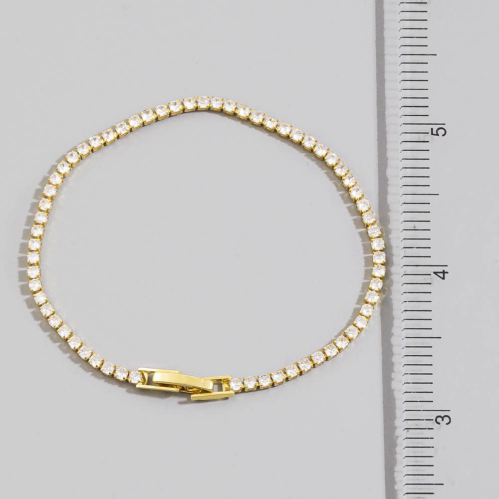 Amber Tennis Bracelet