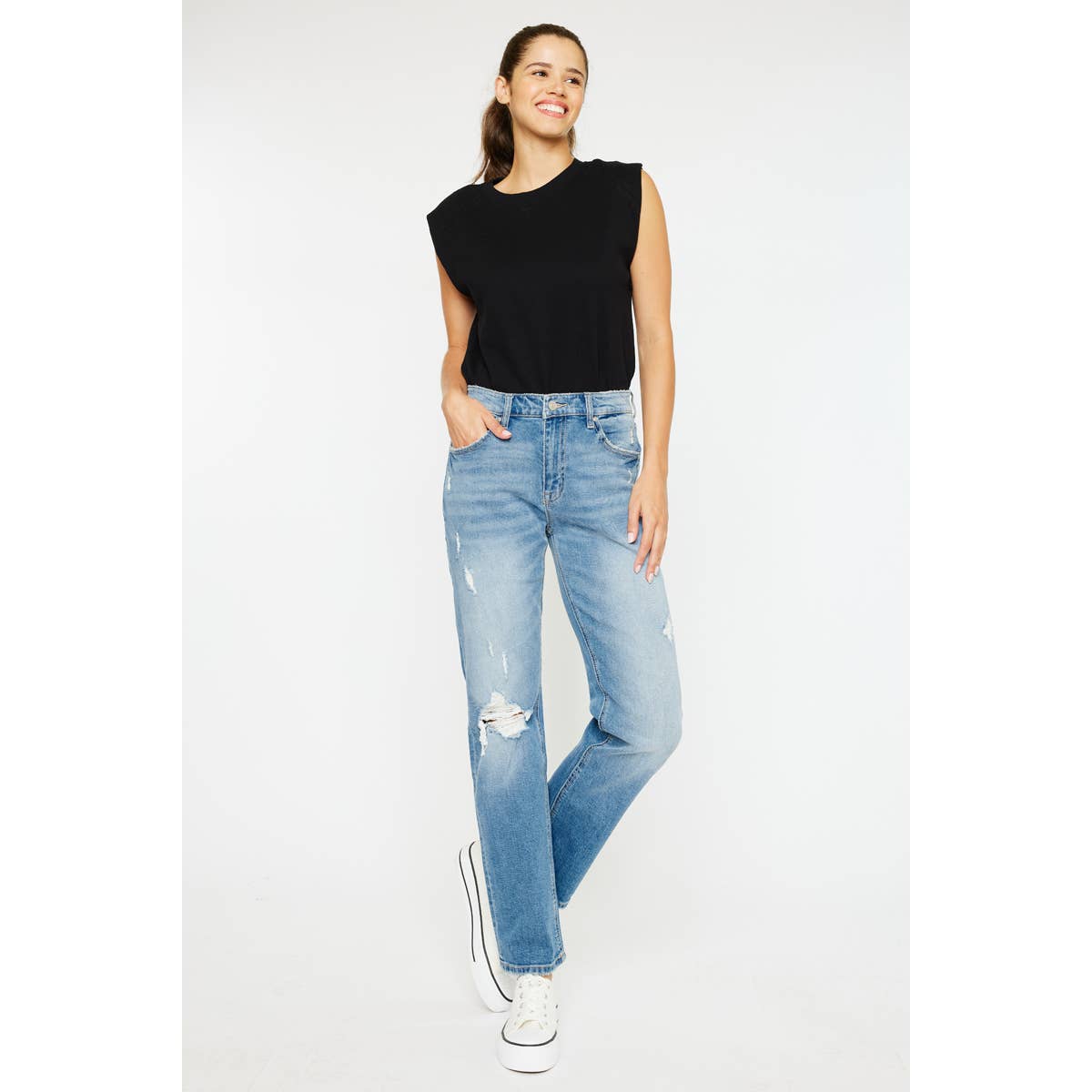KANCAN Biah Straight Leg Jeans