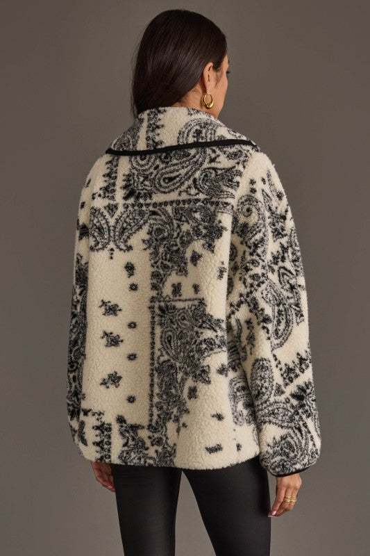 Valencia Paisley Coat