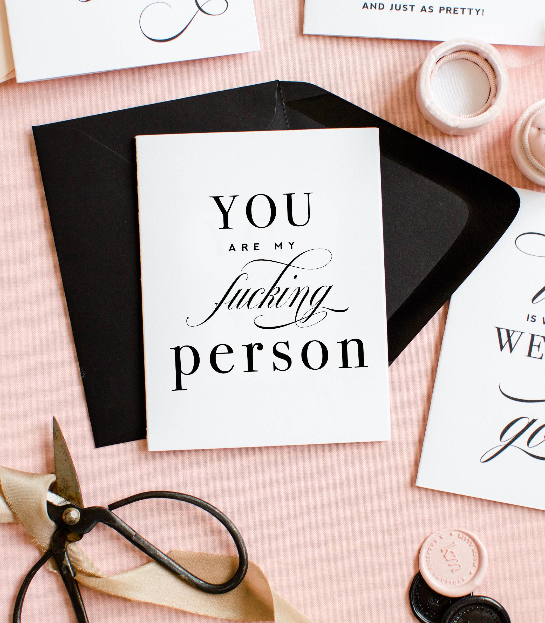 You are my F-ing Person - Funny Love Greeting Card