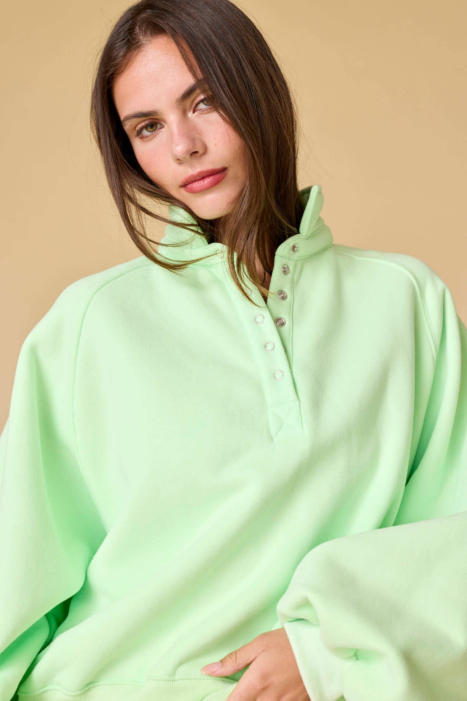 Piper Snap Button Collared Sweater BESTSELLER