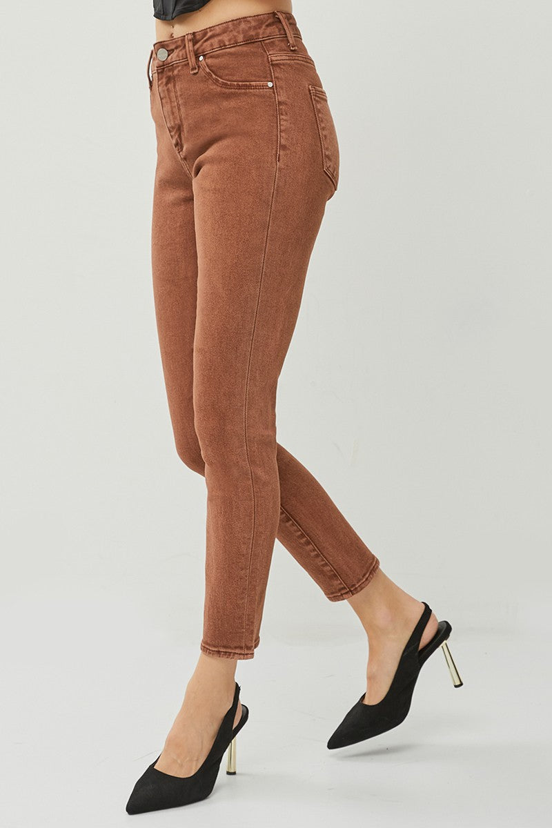 RISEN Ramsey Espresso Skinny Jeans