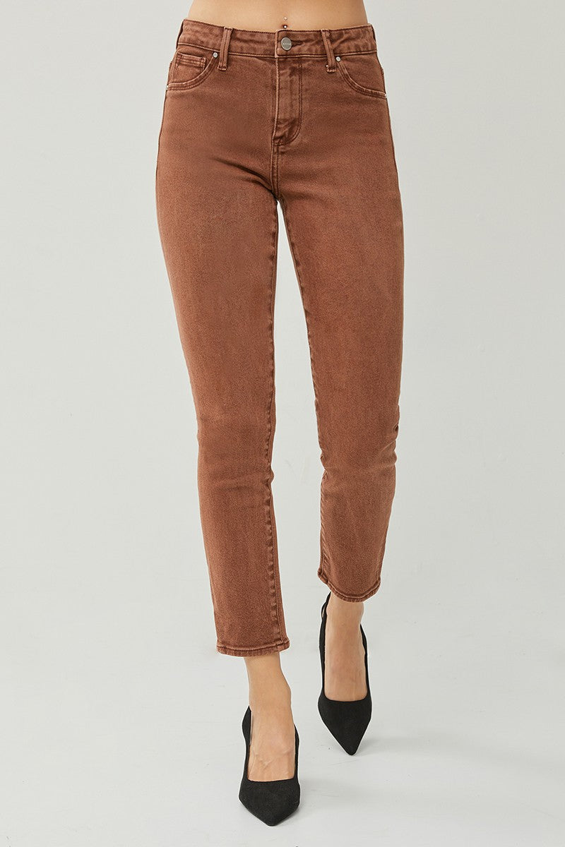 RISEN Ramsey Espresso Skinny Jeans