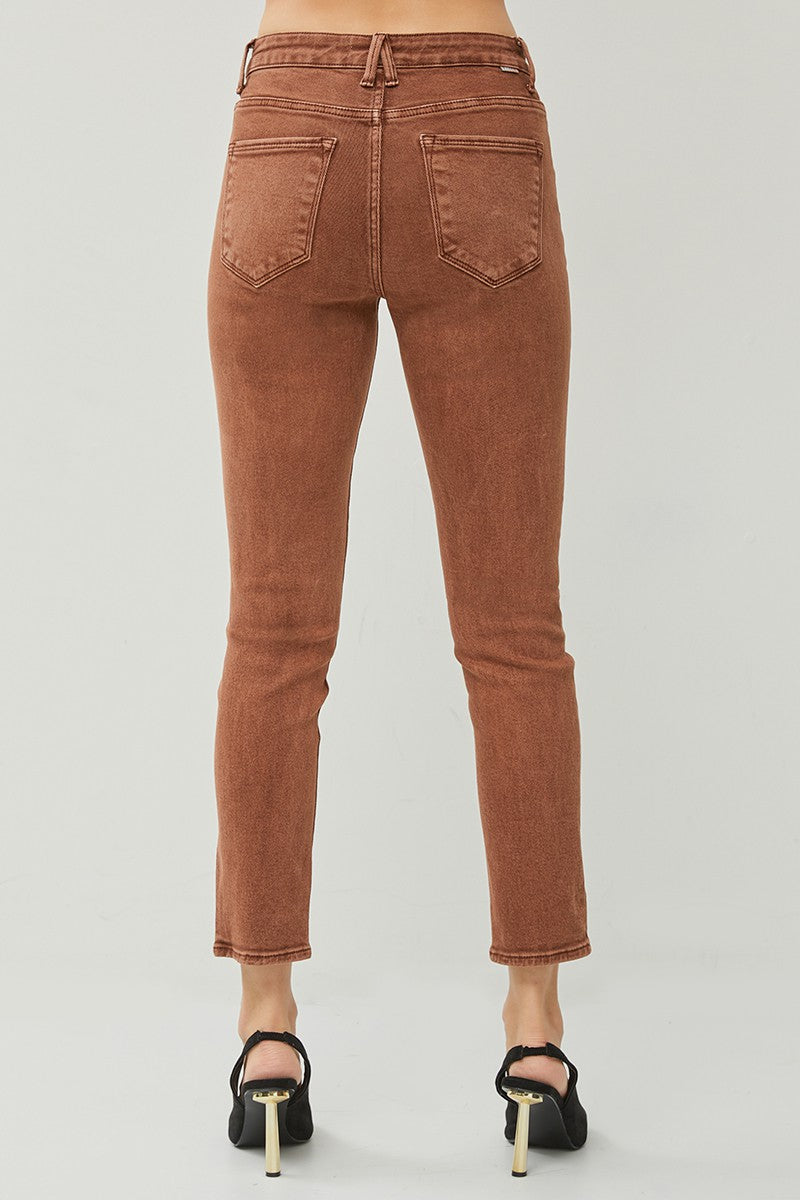 RISEN Ramsey Espresso Skinny Jeans