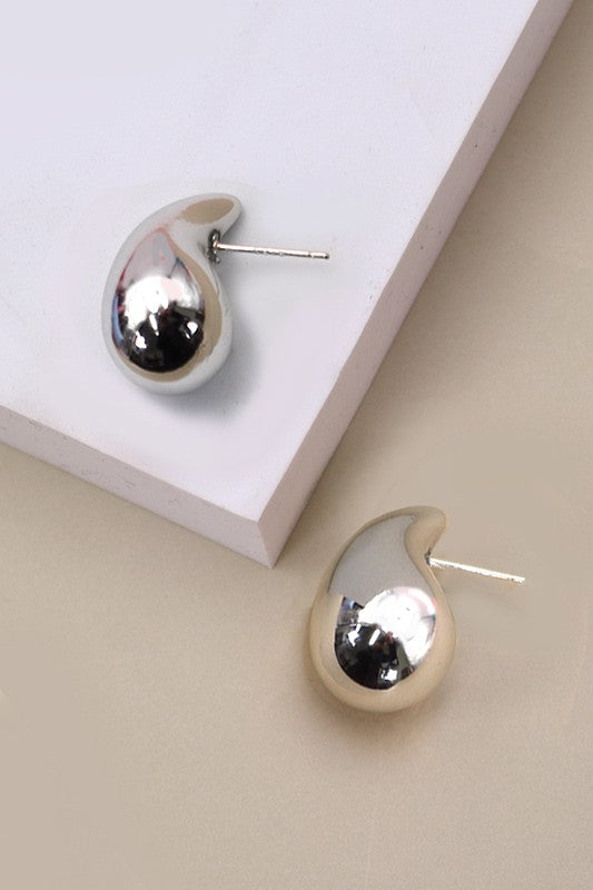 Bree Silver Tear Earrings