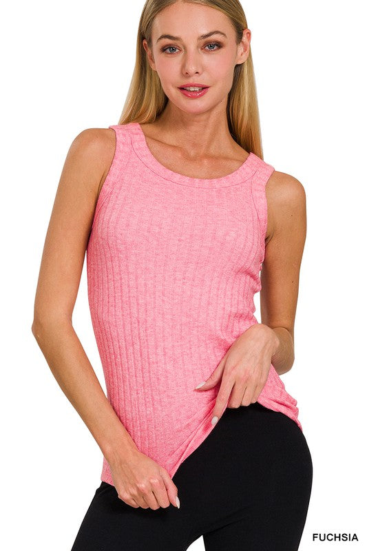 Madeline Ribbed Sleeveless Top (5 Colors!)