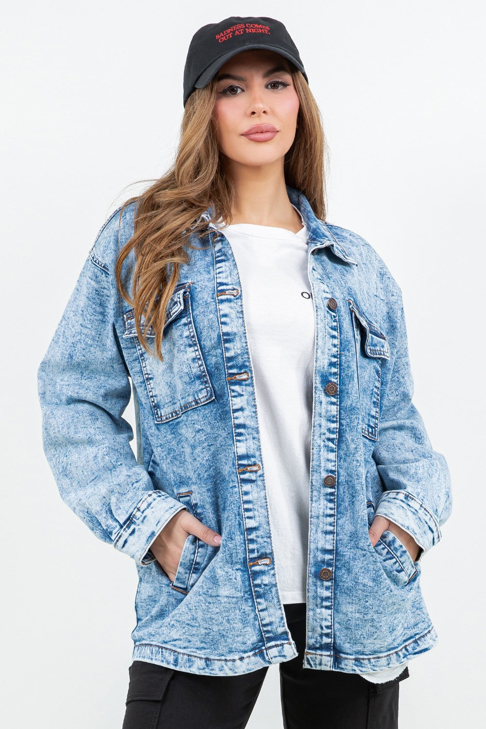 Sinead Oversized Denim Jacket-DEAL OF THE WEEK!