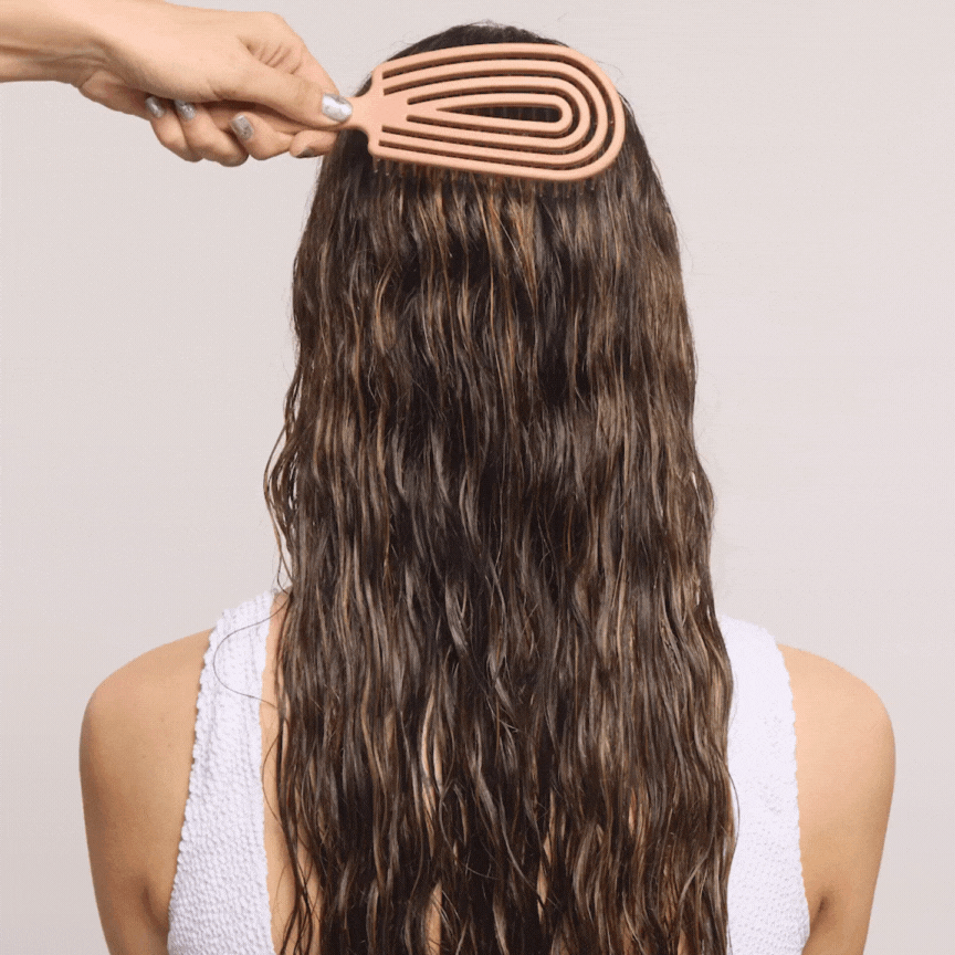 KITSCH Detangling Flexi Brush - Terracotta