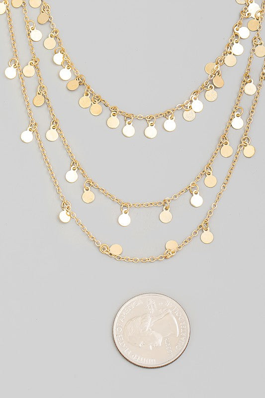 Bailey Coin Charm Necklace