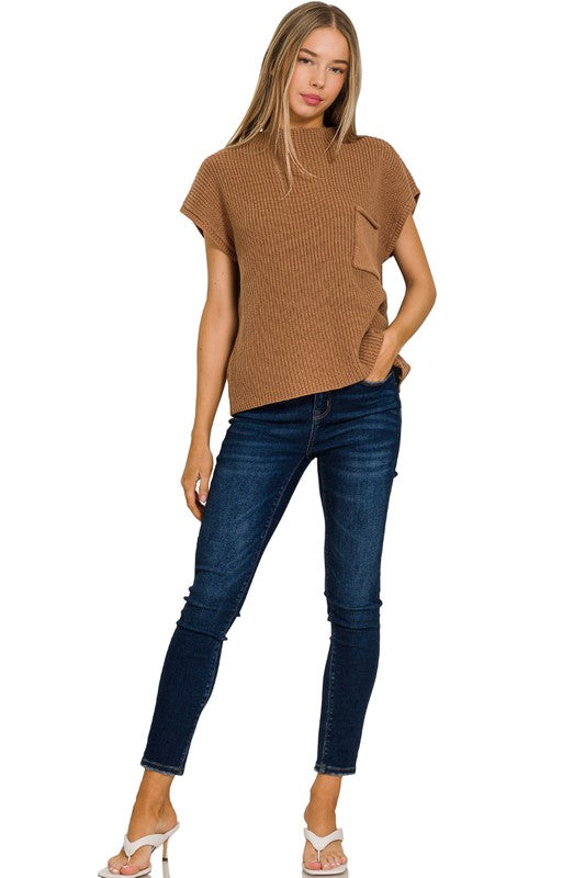 Theo Knit Pocket Top