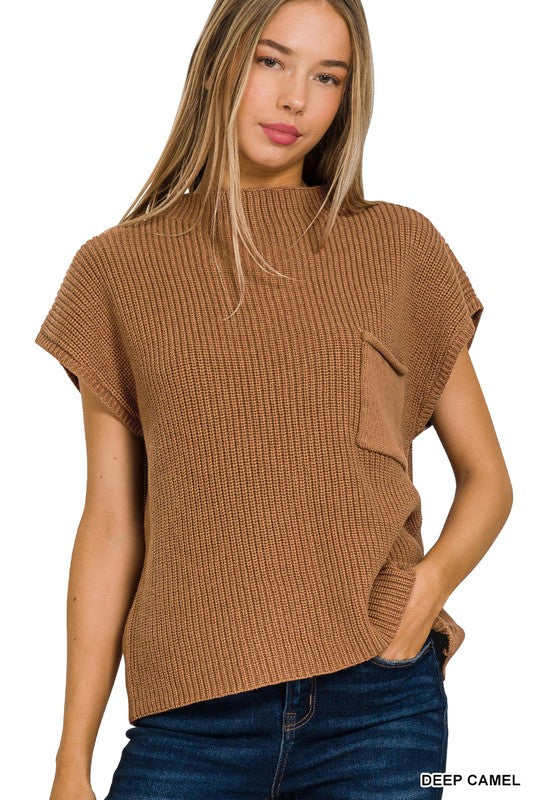 Theo Knit Pocket Top