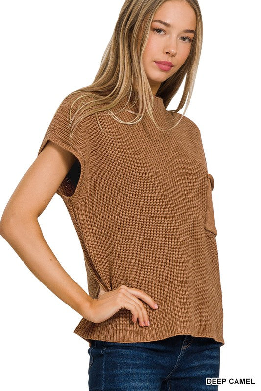 Theo Knit Pocket Top