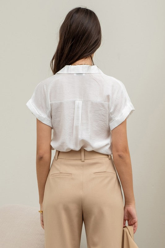 Drea Safari White Shirt