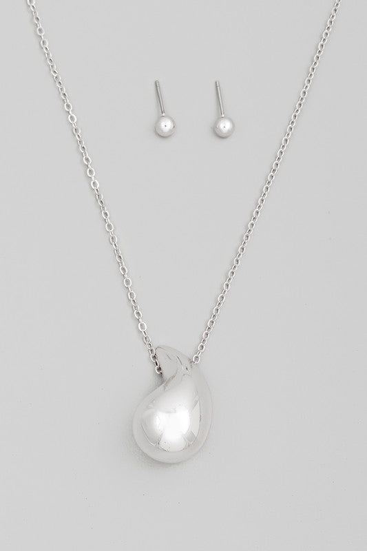 Banks Tear Necklace Set (2 Colors!)