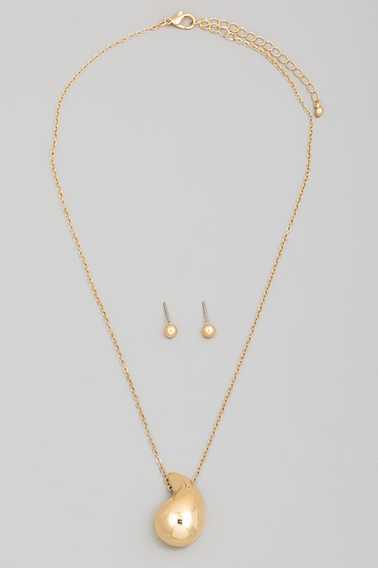 Banks Tear Necklace Set (2 Colors!)