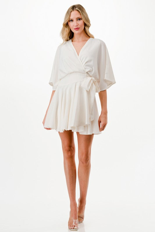 Carson Kimono Off White Dress
